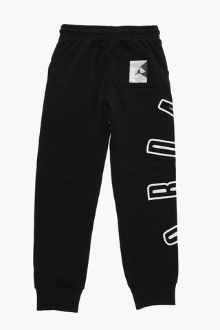 AIR JORDAN Solid Color Joggers with Side Print