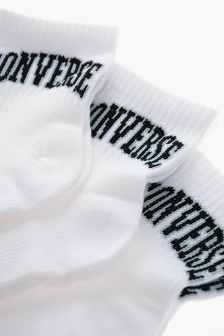 3-Pair Set Socks with Embroidered Logo