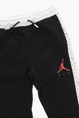 AIR JORDAN Fleeced-Cotton Joggers with Side Contrast Bands