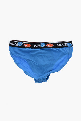 3er-Set Slips aus Stretch-Baumwolle mit Logobund