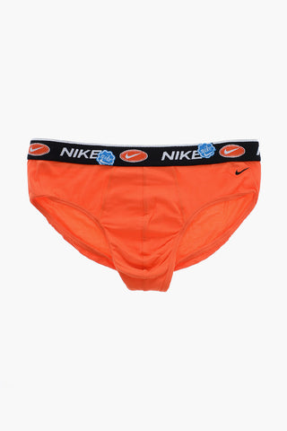 3er-Set Slips aus Stretch-Baumwolle mit Logobund