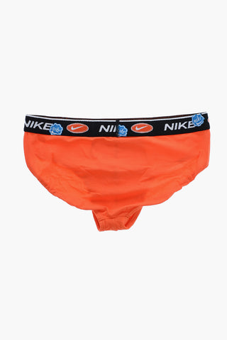 3er-Set Slips aus Stretch-Baumwolle mit Logobund