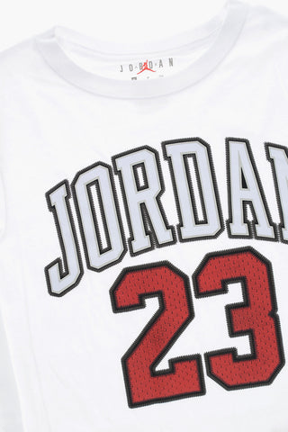 AIR JORDAN Long Sleeve T-Shirt with Embossed Logo
