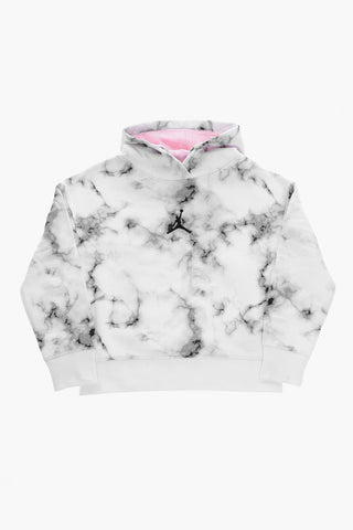 AIR JORDAN Tie-Dye Effect Fleeced Cotton Hoodie