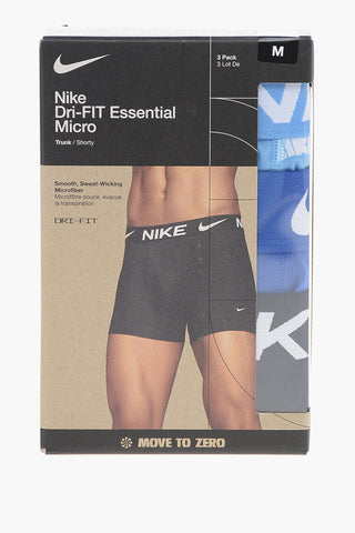 3er-Set Einfarbige Boxershorts mit Elastischem Logobund