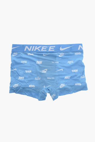 Set of 3 Solid Boxer Briefs with Elastic Logo Waistband