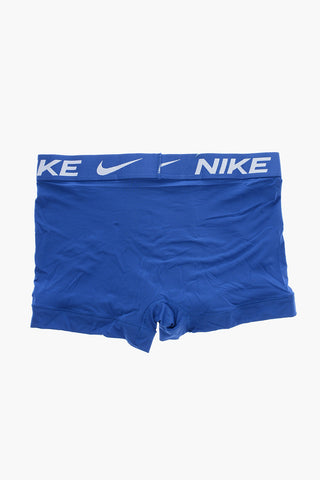 3er-Set Einfarbige Boxershorts mit Elastischem Logobund
