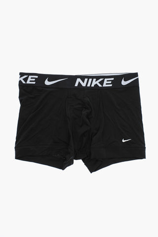 3er-Set Einfarbige Boxershorts mit Elastischem Logobund