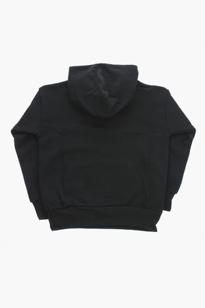 ALL STAR CHUCK TAYLOR Felpa Hoodie in Tinta Unita con Logo a Contrasto