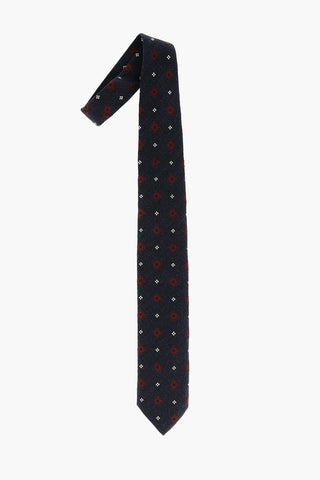Embroidered Kipper Tie