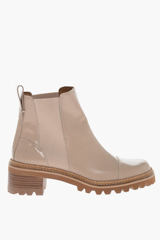 SEE BY Brushed Leather MOZART Chelsea Booties