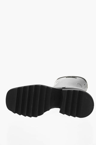 Rubber BETTY Booties with Inner Zip 7cm
