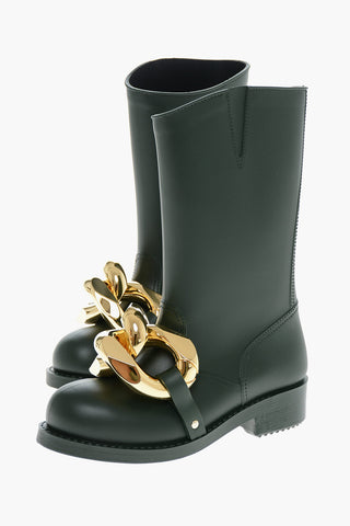 Rubber CHAIN Mid Boots
