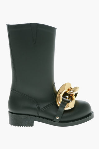 Rubber CHAIN Mid Boots