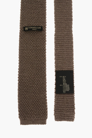 Silk and Cashmere Knitted Tie