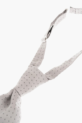 실크 체크 아스콧 타이