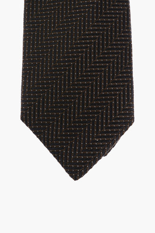 Herringbone Motif Tie