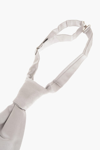 Cravatta Ascot da Cerimonia in Seta a Tinta Unita