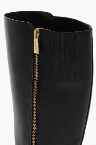 Stivali in Pelle FARRAH con Cinturino Monogram
