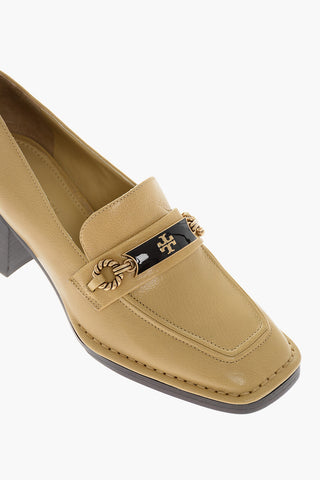 Textured Leather MILLED Loafers with Cuir Sole 6cm