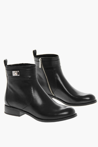 Inner Zip PADMA Leather Booties