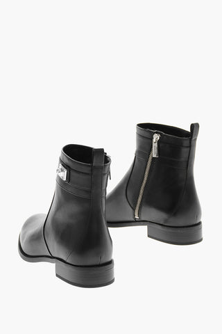 Inner Zip PADMA Leather Booties