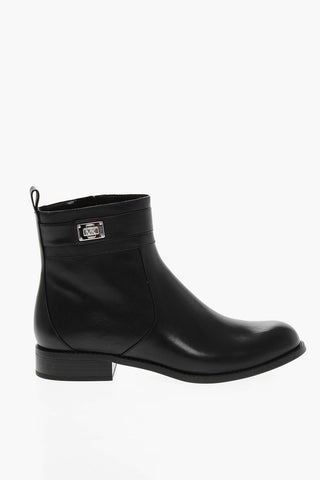 Inner Zip PADMA Leather Booties