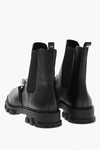 Leather SCARLETT Chelsea Booties