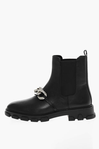 Leather SCARLETT Chelsea Booties