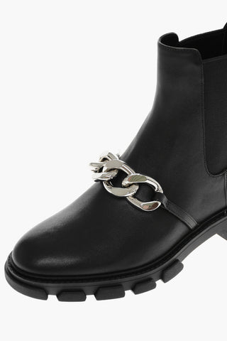 Leather SCARLETT Chelsea Booties