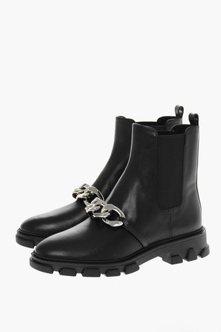 Leather SCARLETT Chelsea Booties