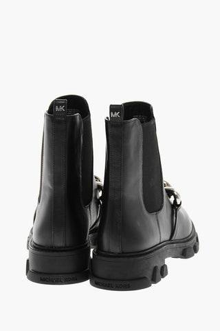Leather SCARLETT Chelsea Booties