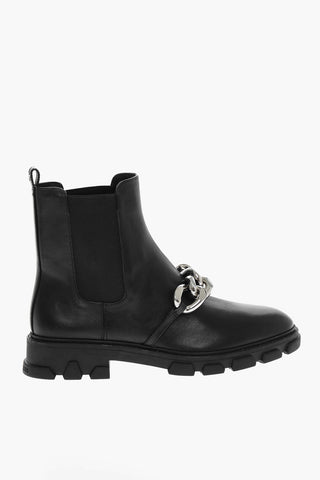 Leather SCARLETT Chelsea Booties