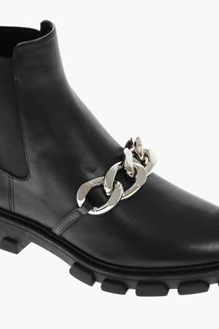 Leather SCARLETT Chelsea Booties