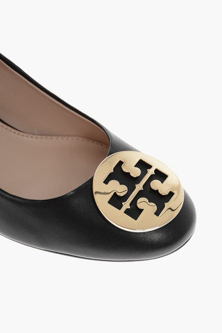 Metal Logo HOPE Leather Pumps 5cm