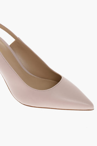 Slingbacks in Pelle CLEO con Tacco a Rocchetto 7cm