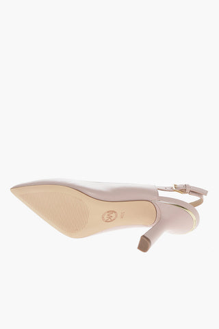 Slingbacks in Pelle CLEO con Tacco a Rocchetto 7cm