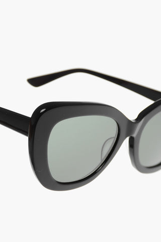 JUN TAKAHASHI Cat Eye Sunglasses with thick frames