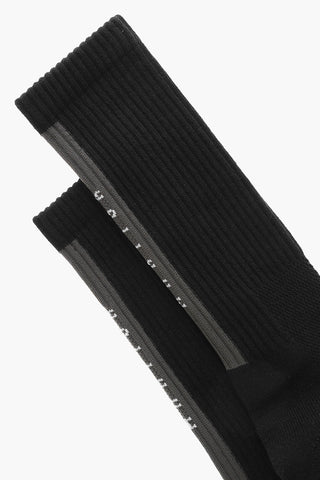 Ribbed BJARKI ARKTISK Long Socks with Embroidered Logo