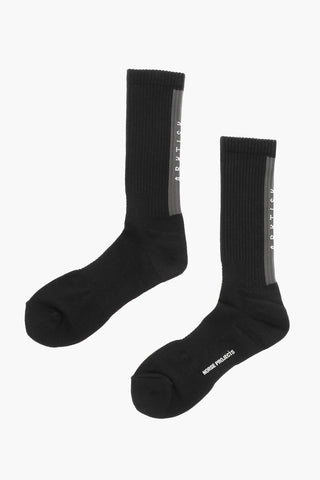 Ribbed BJARKI ARKTISK Long Socks with Embroidered Logo