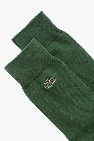 Solid Color Long socks with Embroidery Logo