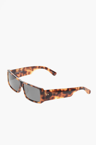 DRIES VAN NOTEN Tortoiseshell Sunglasses with Square Frame
