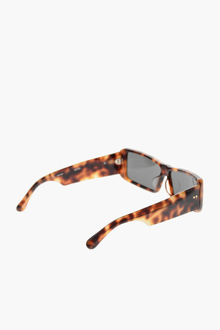 DRIES VAN NOTEN Tortoiseshell Sunglasses with Square Frame