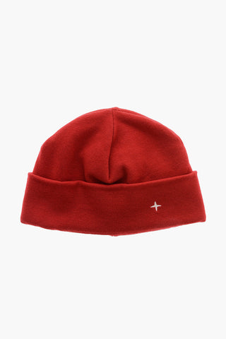 Beanie A Tinta Unita in Misto Lana