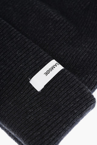 Beanie in Tinta Unita a Costine