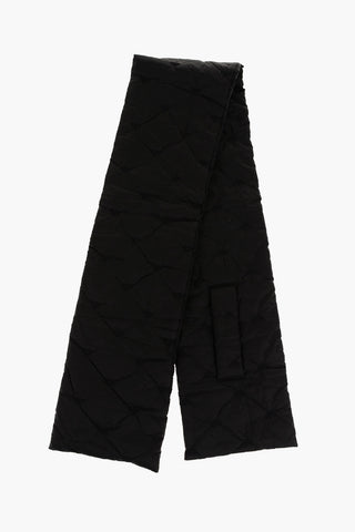 EMPORIO Padded Nylon Scarf with All-Over Logo
