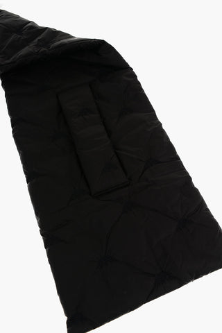 EMPORIO Padded Nylon Scarf with All-Over Logo