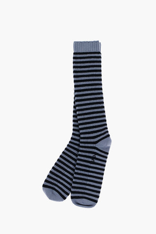 Calzini Lunghi in Lana e Cashmere a Righe