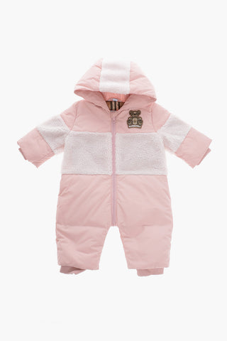 Padded RAY Snow Suit with Faux Fur Trims