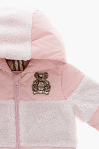 Padded RAY Snow Suit with Faux Fur Trims
